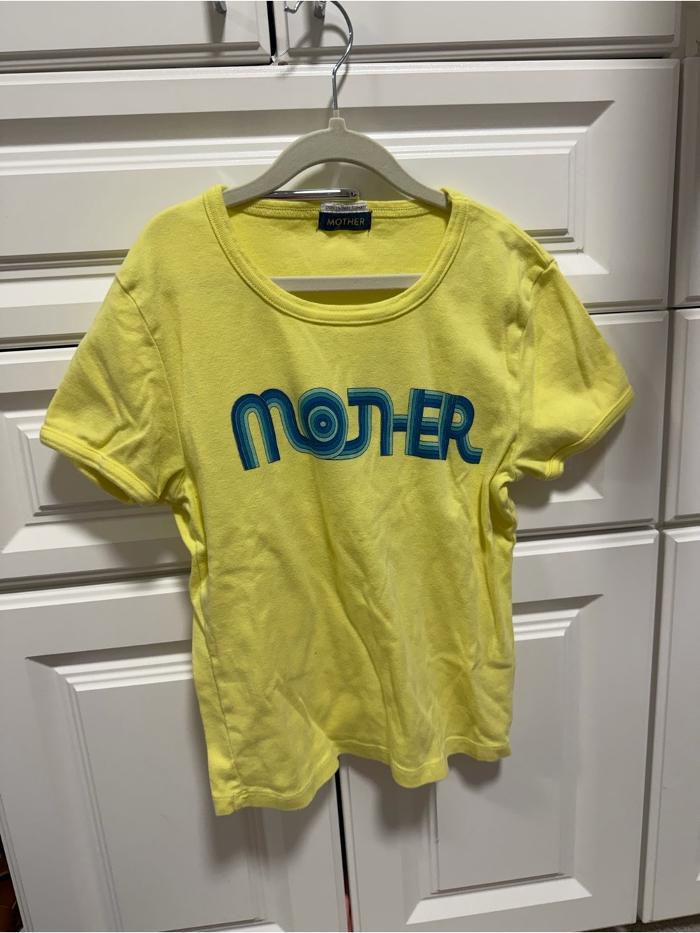 Mother Yellow Graphic Tee